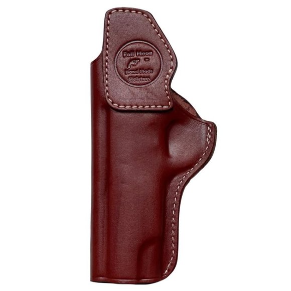 COLT 1911 5'' FM Hand Made Leather Gun Holster Right Hand BL1 - Picture 3 of 6